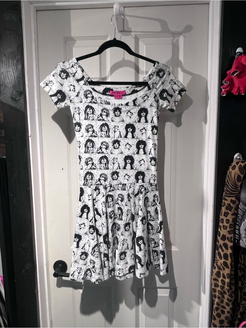 Vintage Betsey Johnson Vintage Photobooth Print Dress Y2K 90s Rare